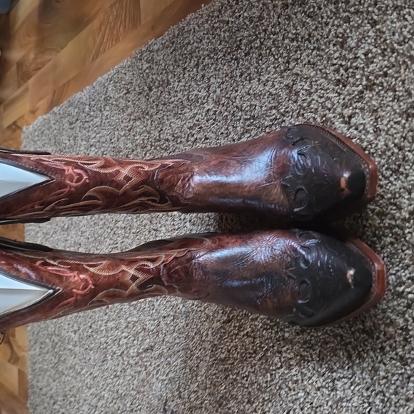 Women's clay Santa fe cowboy boots - Picture 10 of 11